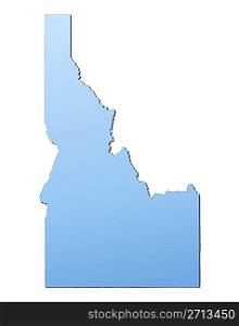 Idaho(USA) map
