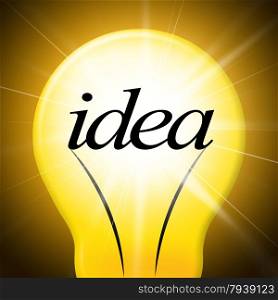 Ideas Idea Meaning Light Bulb And Lightbulb