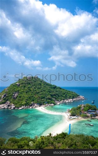Idylic islands Ko Nang Yuan in Thailand
