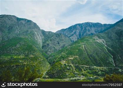 Idyllic Mountain Valley