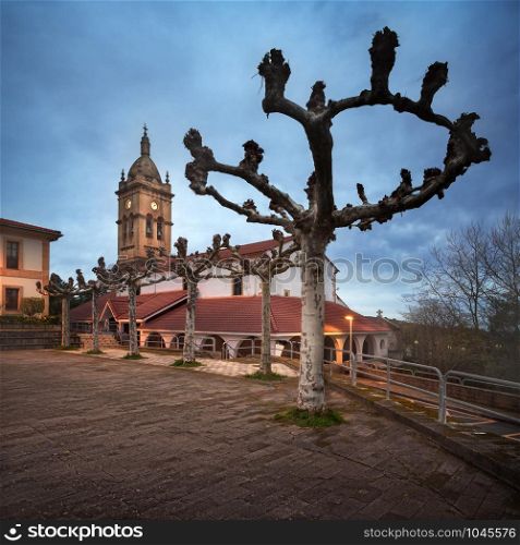 Iglesia Parroquial de Santa Maria Church in Barrika, Basque Country, Spain