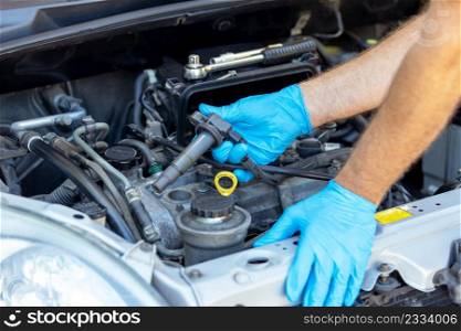 Ignition or spark coil change