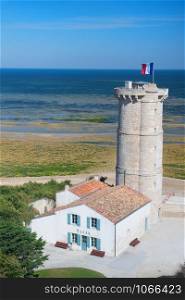 Ile de Re - the old museum tower next to the lighthouse at the northcoast