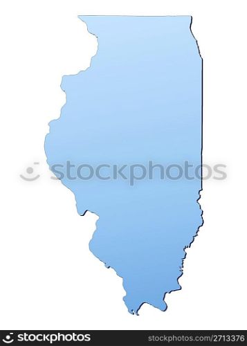 Illinois(USA) map