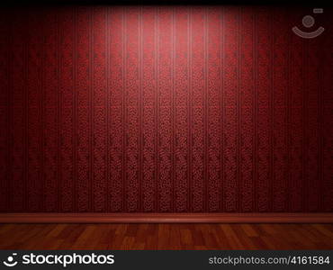 illuminated fabric wallpaper made in 3D