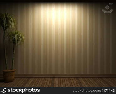 illuminated fabric wallpaper made in 3D