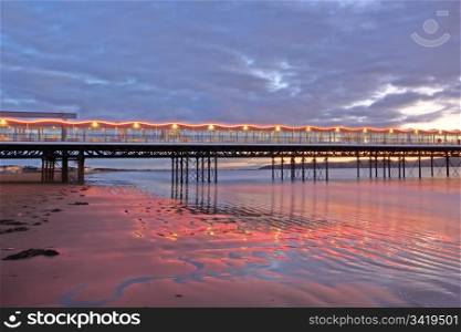 Illuminated Weston Super Mare