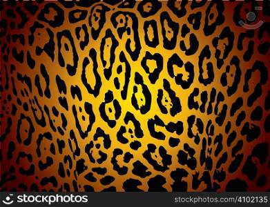illustrated yellow and black jaguar skin background with camouflage effect