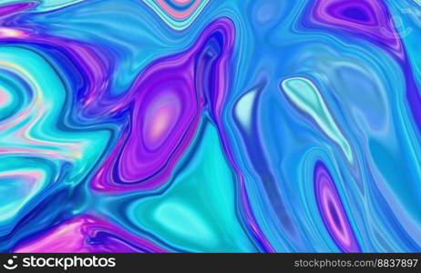 Illustration liquid blue wave grainy texture background