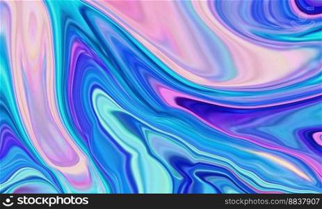Illustration liquid blue wave grainy texture background
