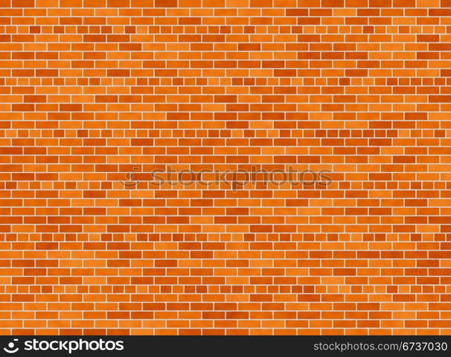 illustration of a red brick wall background
