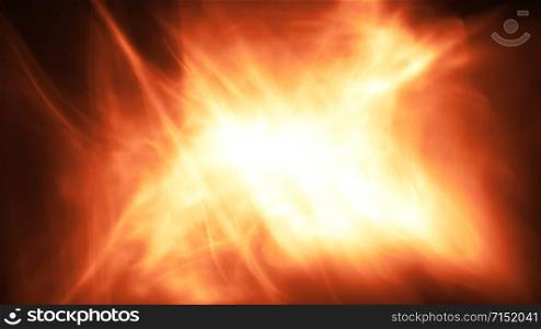 Illustration of an abstract background with motion effects and glowing patterns. Abstract Fractal Technology Background