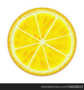 illustration of lemon slice