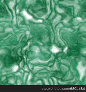 Illustration of marble surface in green and white color.