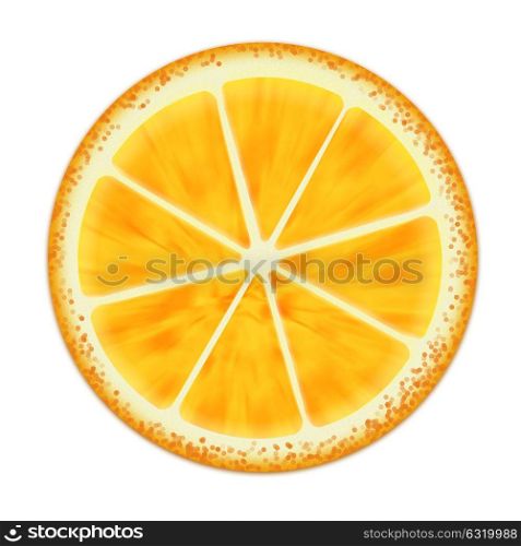 illustration of orange slice