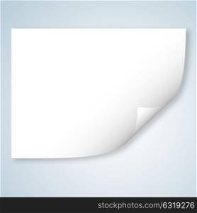 illustration of paper sheet
