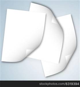 illustration of paper sheets