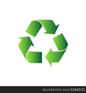 illustration of recycle symbol