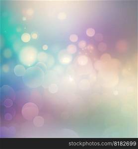 Illustration of soft light fantasy rainbow background and pastel color with bokeh lights,dreamy design element Generative AI. Illustration of soft light fantasy rainbow background and pastel color with bokeh lights,dreamy design element