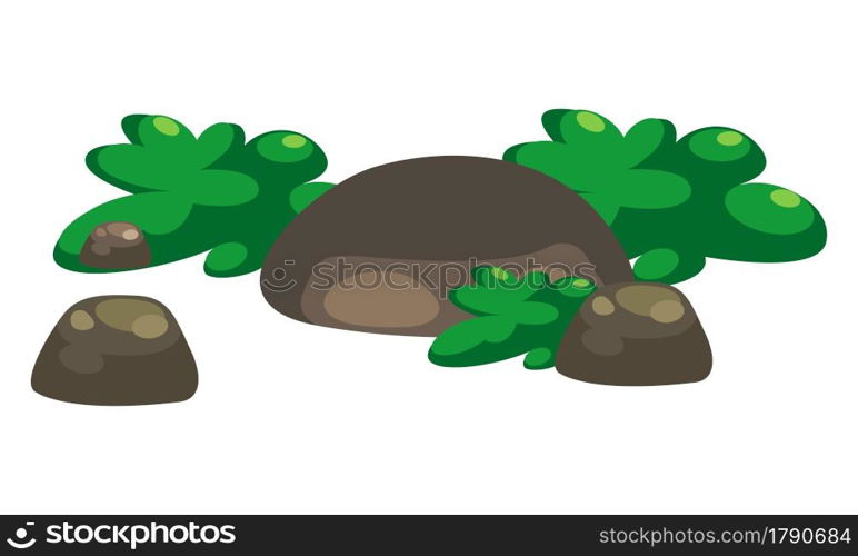 illustration of stone vector