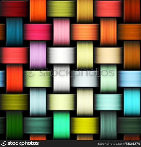 Illustration of the colorful knitted seamless background, texture.