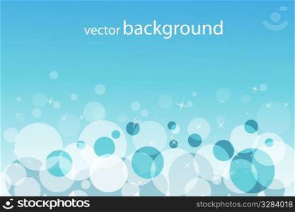 illustration of vector background with bubble pattern