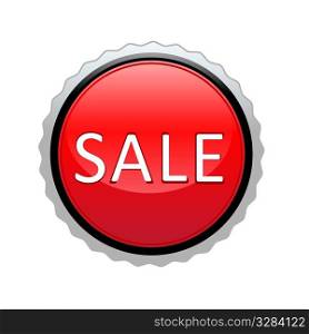 illustration of vector sale icon