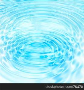 Illustration with abstract blue water ripples