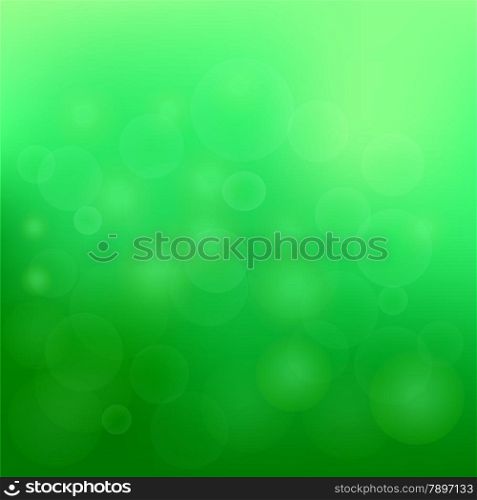 Illustration with abstract green background. Graphic Design Useful For Your Design. Blurred background texture design on border.