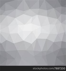 illustration with abstract grey background. Graphic Design Useful For Your Design.Crystal polygonal texture.