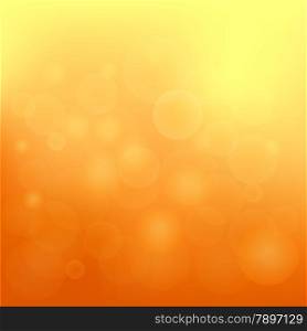 Illustration with abstract orange background. Graphic Design Useful For Your Design. Blurred background texture design on border. Sun background.