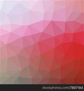 Illustration with abstract red background. Graphic Design Useful For Your Design. Polygonal background texture design on border.