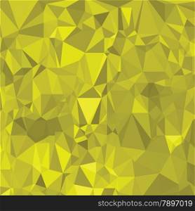 illustration with abstract yellow polygonal background