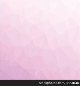 illustration with pink abstract polygonal background