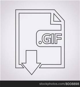 Image File type Format GIF icon