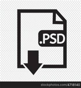 Image File type Format PSD icon