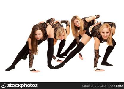 Image of a dance group consisting of four girls