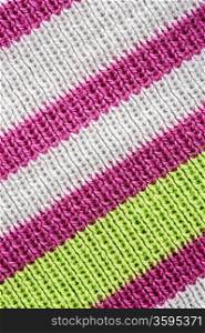 image of braided multi colored woollen yarns