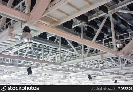 image of ceiling in stadium