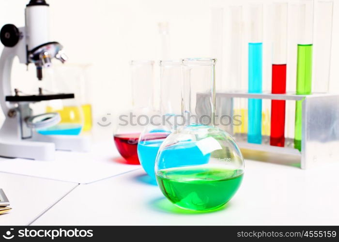 Image of chemistry or biology laborotary equipment