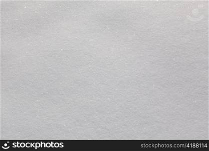 Image of clean snowbound field. Closeup outdoor photo