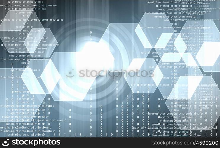 Image of hightech background. image of hightech background with shine and figures