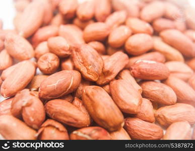 image of many peanuts macro