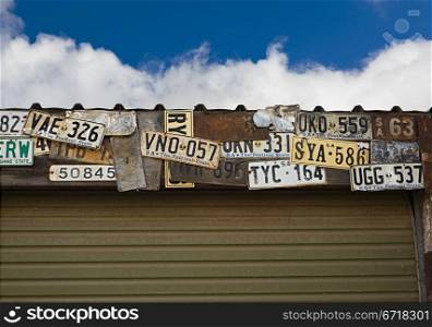 image of old Australian number plates