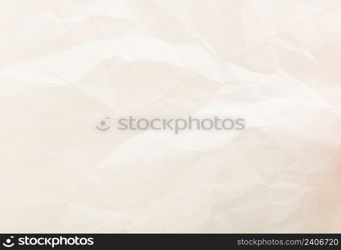 Image of old crumpled textured paper. Texture of crumpled paper