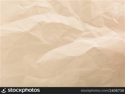 Image of old crumpled textured paper. Texture of crumpled paper
