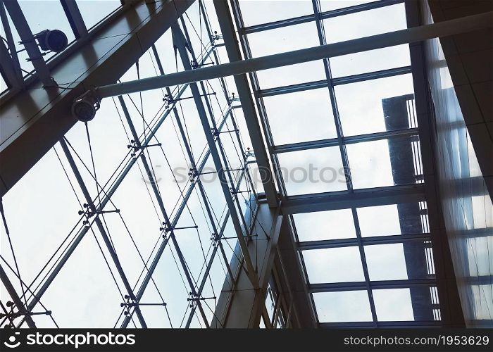 Image Of Reflection Glass Wall In Morden Office Building