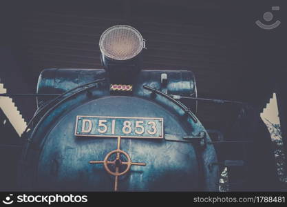 Image of retro steam locomotive (SL). Shooting Location: Tokyo metropolitan area