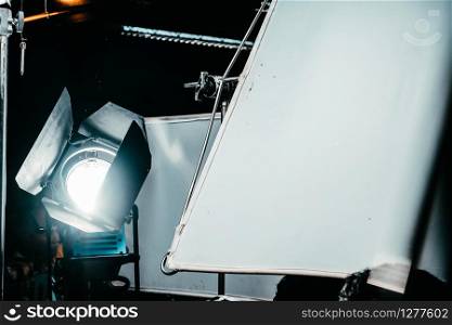 image of Studio equipment lighting background