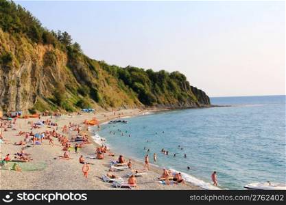 Image of summer landscape with beach
